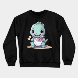 Baby Cute turquoise Godzilla Crewneck Sweatshirt